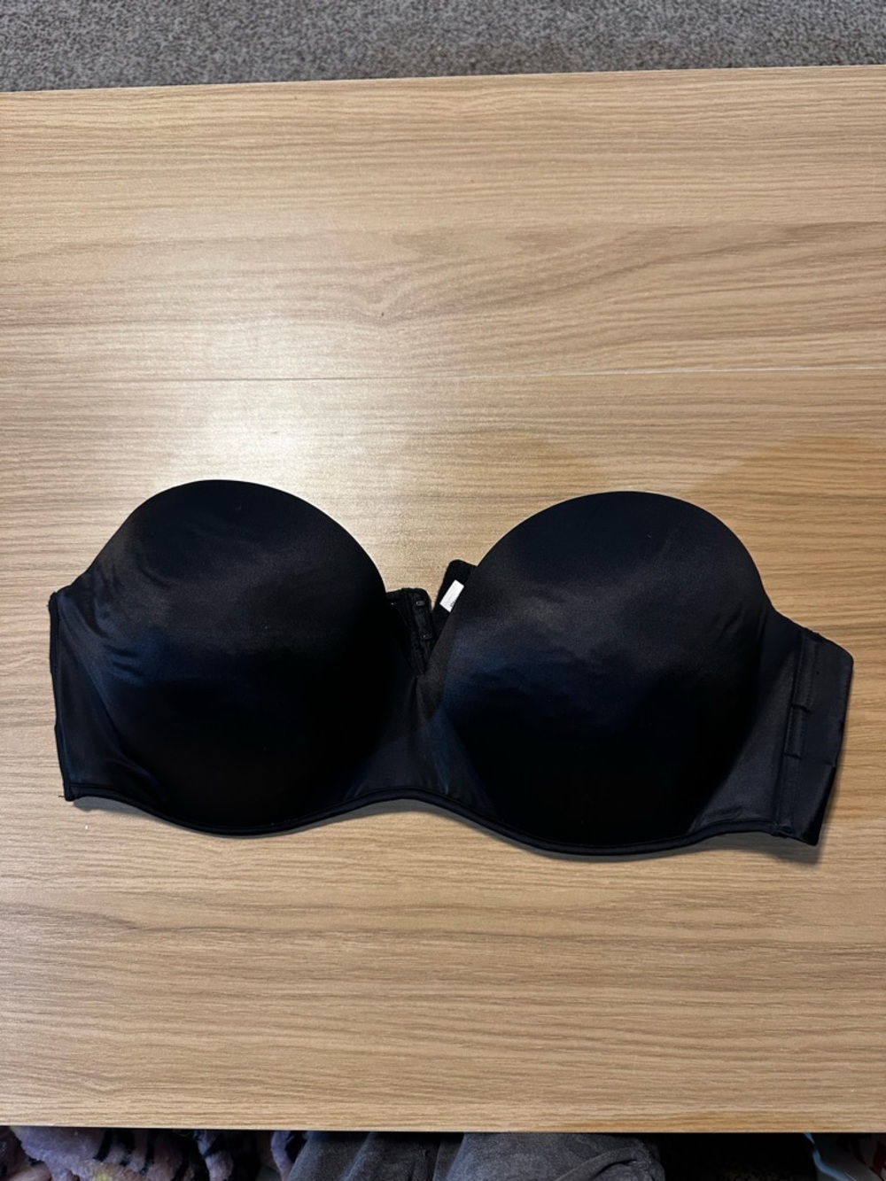 Strapless Smooth Black slight push up Bra